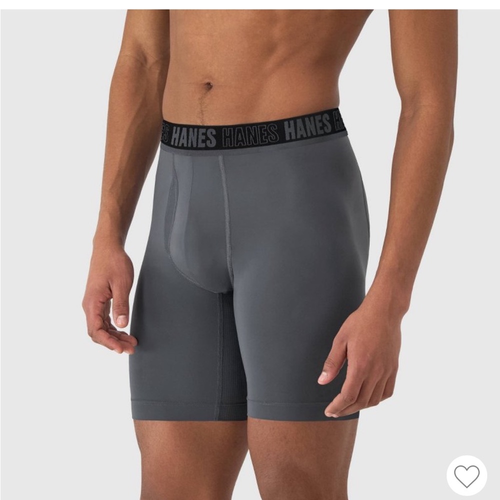 Hanes Moves Premium Men's Anti-Chafe
Total Support Pouch Boxer Briefs 2pk - Picture 7 of 12